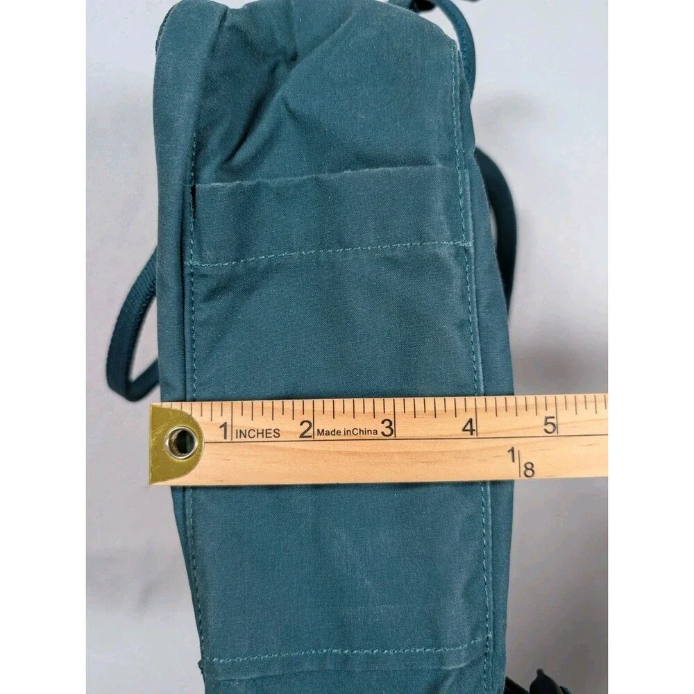 Fjallraven Backpack Kanken Mini Frost Green Laptop Sleeve Adjustable Shoulder